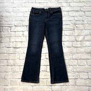 Sonoma Low Rise Bootcut Dark Wash Blue Denim Jeans Women’s Size 8 Short